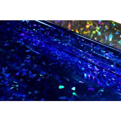 Пленка упаковочная голографическая в рулоне 70 см*8.1 м Синий 444703