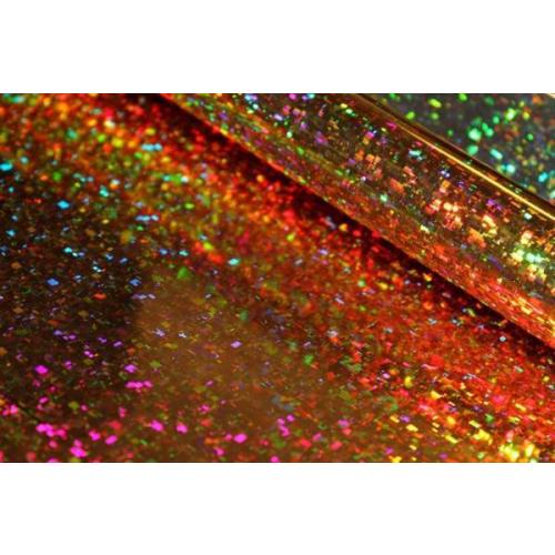 Пленка упаковочная голографическая в рулоне 70 см*8.1 м Золотая 444705