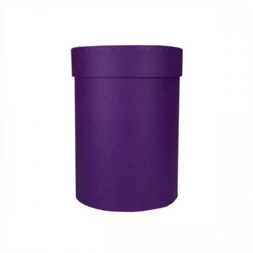 Подарочная коробка цилиндр 13*19 см Фиолетовый 535993