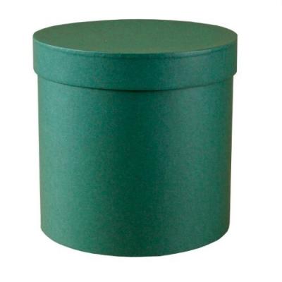 Подарочная коробка цилиндр 20*20 см Зелёный 530354зел