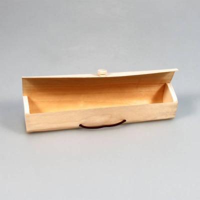 Подарочная коробка деревянная под ручку 20*4*4 см 53882