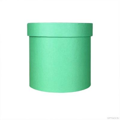 Подарочная коробка круглая 15*15 см Мята 530582