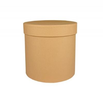 Подарочная коробка круглая 18*18 см Карамельный 530366кар