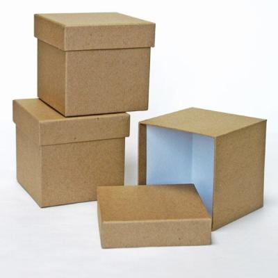 Подарочная коробка куб 9.5*9.5*9.5 см Крафт 53530