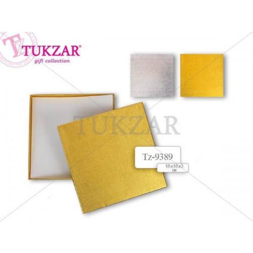 Подарочная коробка квадрат 18*18*3 см 510828
