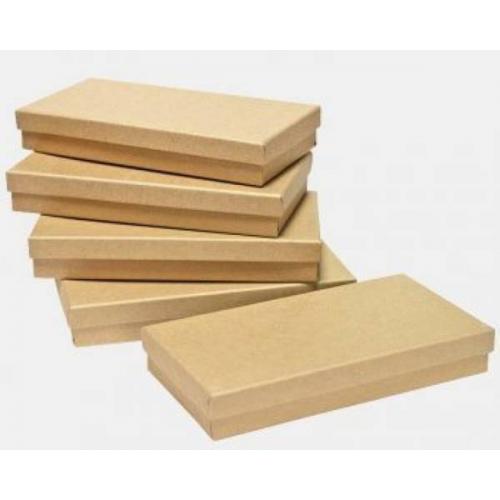 Подарочная коробка прямоугольник 12*20*4 см Крафт 530324