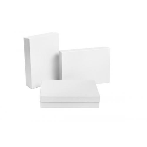 Подарочная коробка прямоугольник 23*16*5 см Белый 536145, цена за шт