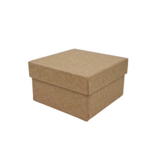 Подарочная коробка ювелирная 9*9.5*5.5 см Крафт 530909 12 шт/уп