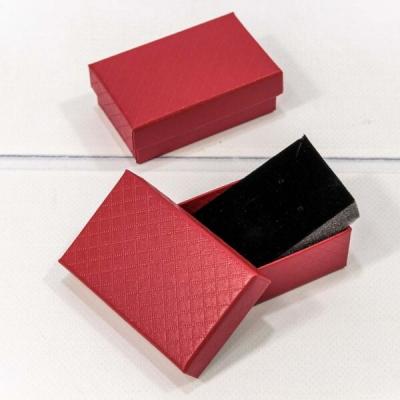 Подарочная коробка ювелирная Ромбики 8*5*2.5 см Красный 441245
