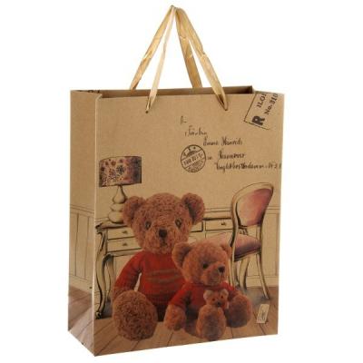 Подарочный крафт пакет 26х32х10 см 559149