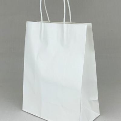 Подарочный крафт пакет с бумажной ручкой 12*17*7 см Белый 12 шт/уп 530560