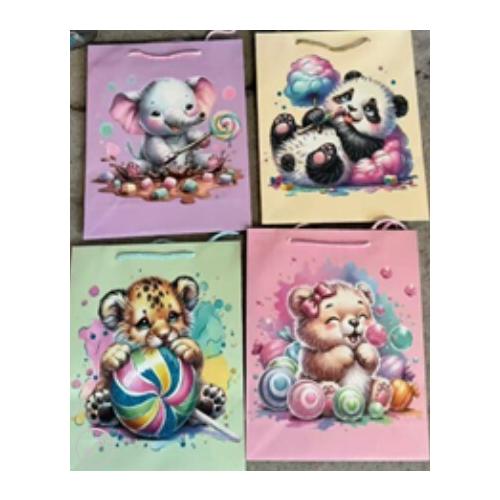 Подарочный пакет люкс бумажный 18х23х10 см Детский 58674