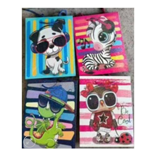 Подарочный пакет люкс бумажный 18х23х10 см Детский 58675