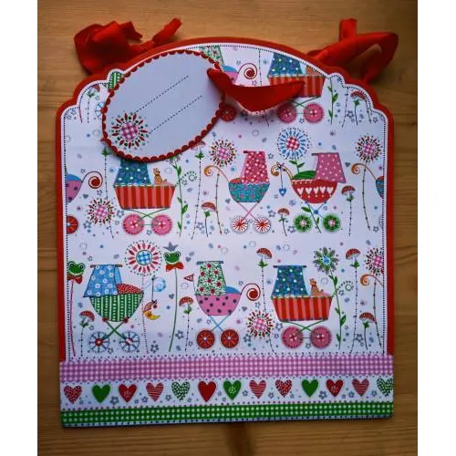 Подарочный пакет люкс бумажный 18х23х10 см Люкс 52408