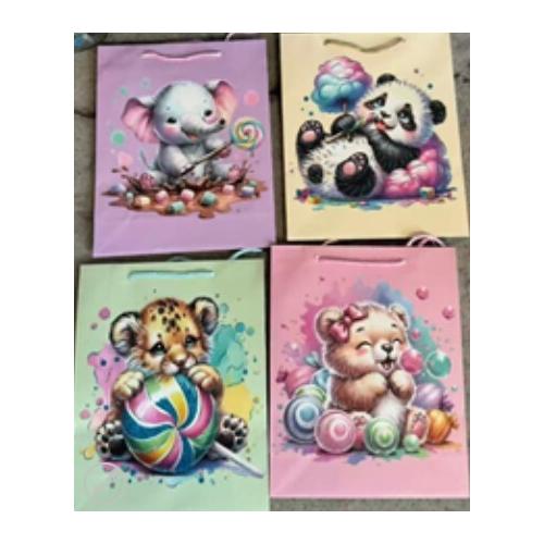 Подарочный пакет люкс бумажный 26х32х10 см Детский 58680