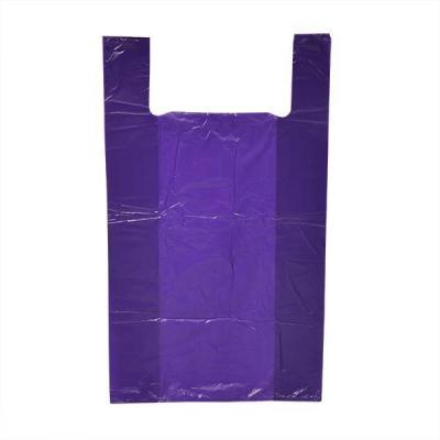 Полиэтиленовый пакет майка 15 мкм 38*70 см Фиолетовый 100 шт