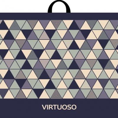 Полиэтиленовый пакет ПВД с петлевой ручкой 90 мкм 71х55 см Виртуоз 25 шт