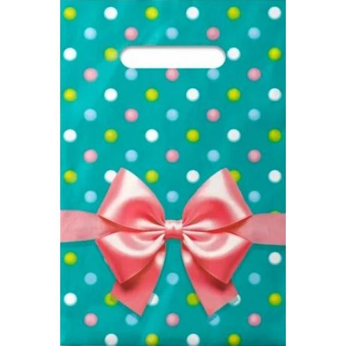 Полиэтиленовый пакет ПВД с прорубной ручкой 30 мкм 20х30 см Монпасье 100 шт