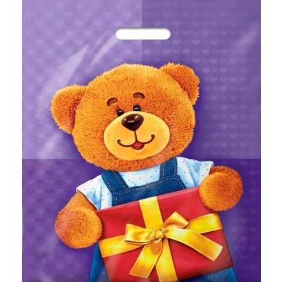 Полиэтиленовый пакет ПВД с прорубной ручкой 45 мкм 40х47 см Мирошка 50 шт