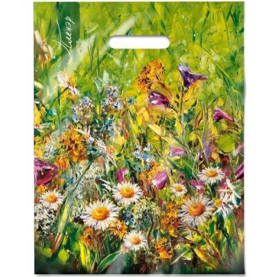 Полиэтиленовый пакет ПВД с прорубной ручкой 60 мкм 31х40 см Пленэр 50 шт