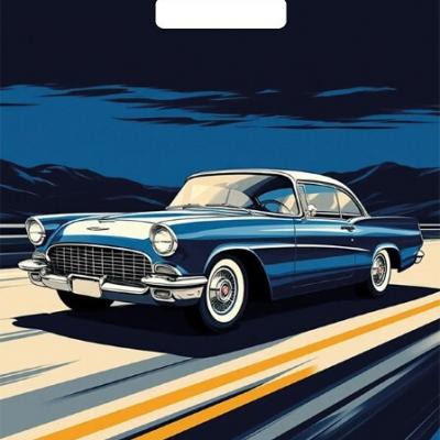 Полиэтиленовый пакет ПВД с прорубной ручкой 60 мкм 31х40 см Верное направление 50 шт