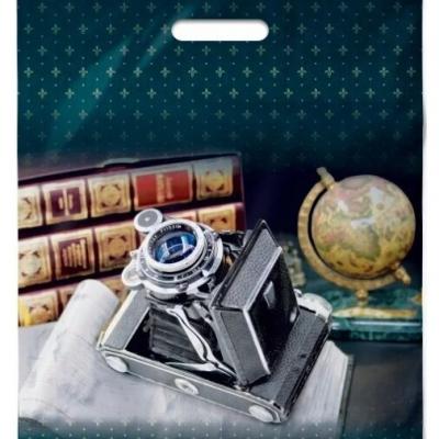 Полиэтиленовый пакет ПВД с прорубной ручкой 60 мкм 38х47 см Фокус 50 шт