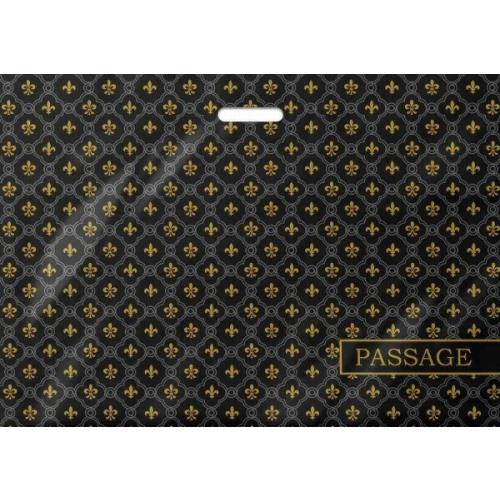 Полиэтиленовый пакет ПВД с прорубной ручкой 70 мкм 71х50 см Пассаж 25 шт