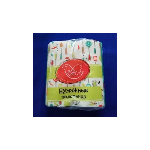 Полотенца бумажные LOTTI mini 2-х слоеные Белые 24*20 см