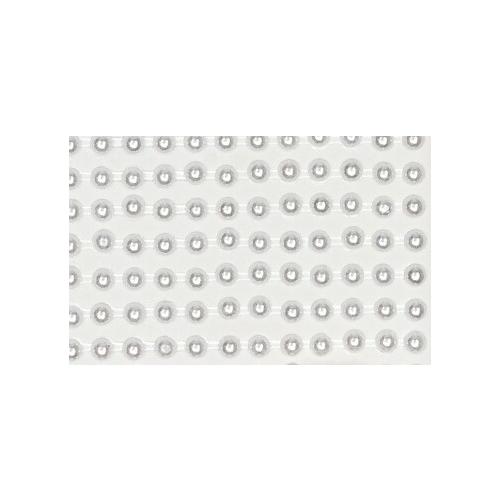 Полубусины самоклеющиеся 4 мм Белый 171972