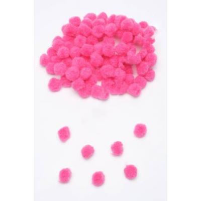 Помпоны 15 мм (200 шт) фуксия 171756