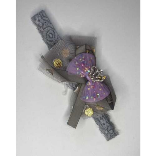 Повязка для волос 3 см с бантиком (Цена за штуку) 14324