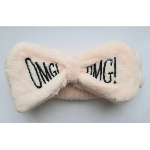Повязка на голову мягкая флисовая OMG микс