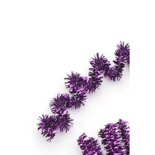 Проволока синельная металлик 30 см 100 шт Сиреневый 172218