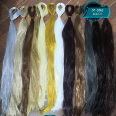 Пряди для волос искуственные одноцветные 55 см (Цена за штуку) 126611