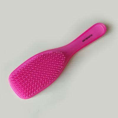 Расческа для волос массажная WS-2021G розовая/фуксия 332663