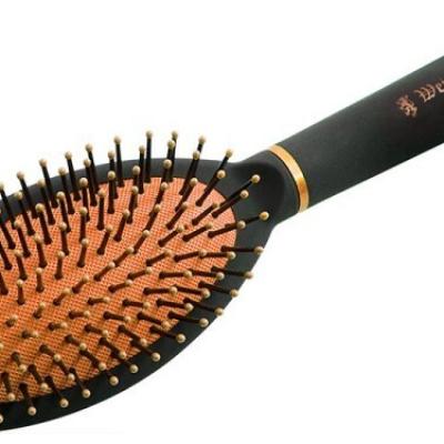 Расчёска массажная с пластиковыми зубьями 24.5 см Weisen R 9587 PICTA ORANGE