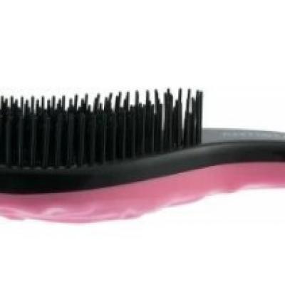 Расчёска массажная с пластиковыми зубьями Weisen WS-2021J розовая
