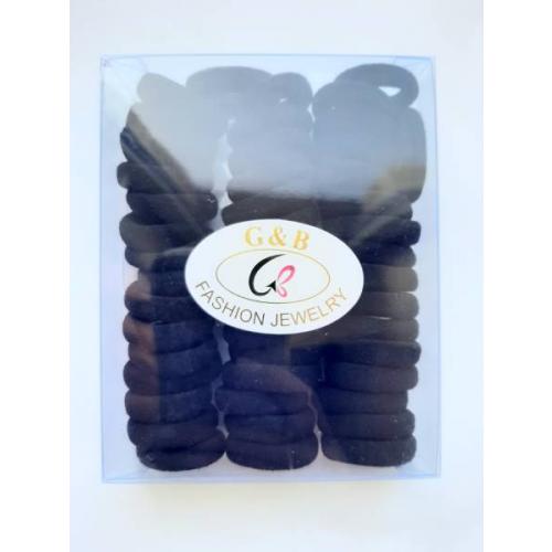 Резинка для волос (48 шт) малая черные 1