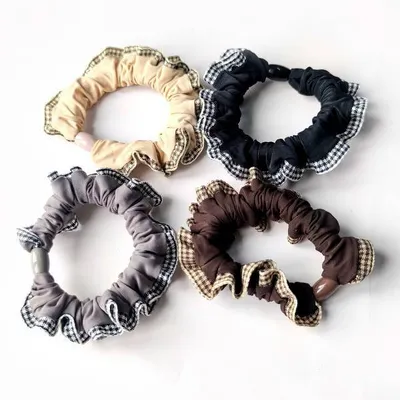 Резинка для волос Шифон оборочка (Цена за штуку) 12865