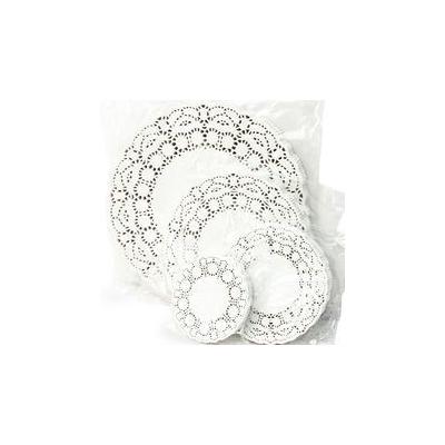 Салфетки белые ажурные Горница d 16 cм 250 шт/уп ЦЕНА ЗА УПАКОВКУ