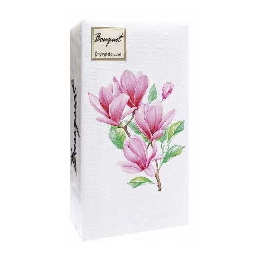 Салфетки бумажные 33*33 см 2 сл Магнолия 20 шт