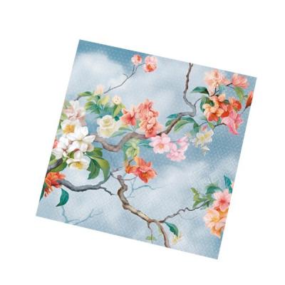 Салфетки бумажные 33*33 см Весеннее цветение 3-х сл.с рис.(20 л)