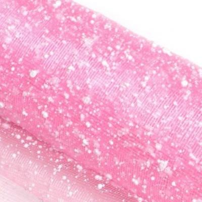 Сетка для цветов 50 см*4.5 ярд Снег светло-розовый 171249