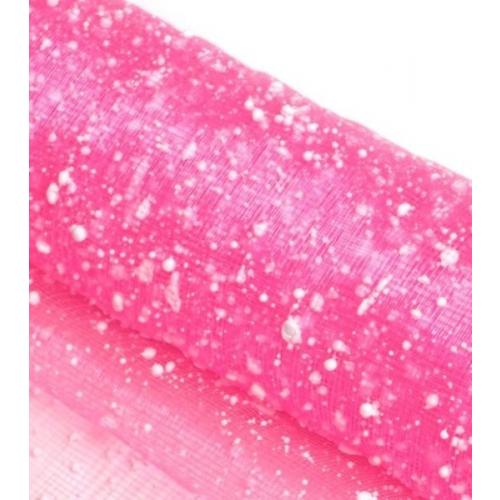 Сетка для цветов 50 см*4.5 ярд Снег розовый 171686