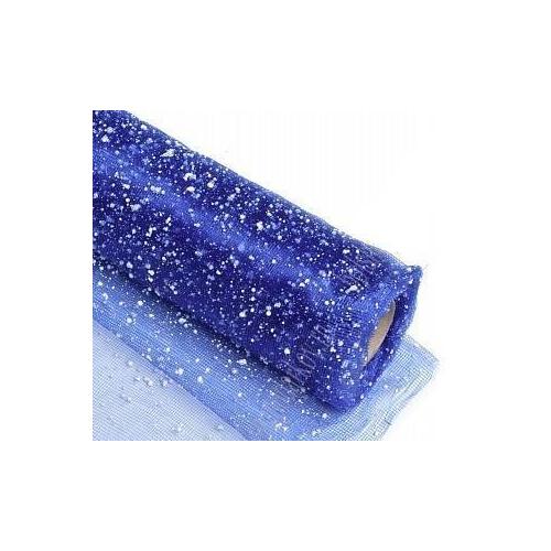 Сетка для цветов 50 см*4.5 ярд Снег синий 171250