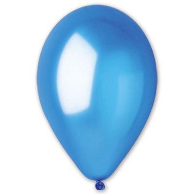 Шар воздушный латексный Металлик 10 (100 шт) Blue 1102-0282