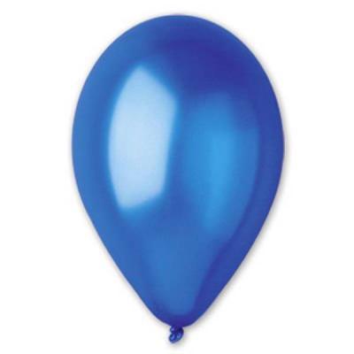 Шар воздушный латексный Металлик 10 (100 шт) Blue 1102-0294