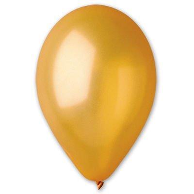 Шар воздушный латексный Металлик 12 (100шт) Gold 1102-0324