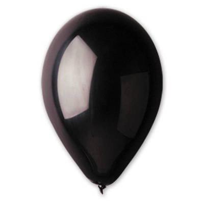 Шар воздушный латексный Пастель 10 (100 шт) Black 1102-0273