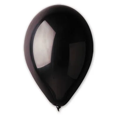 Шар воздушный латексный Пастель 12 (100 шт) Black 1102-0312